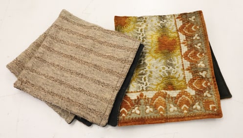 (2) SLEIGH BLANKETS, LAP ROBES