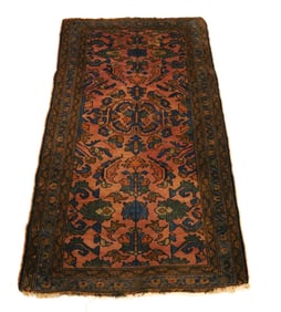ANTIQUE PERSIAN THROW RUG