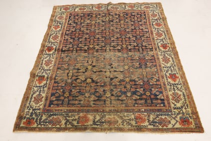 ANTIQUE PERSIAN AREA / THROW RUG