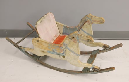 PAINTED ROCKING HORSE