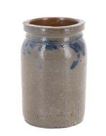 J. KEISTER & CO. STONEWARE JAR
