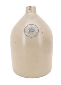 S. TWITCHELL & BRO. STONEWARE ADVERTISING JUG