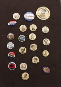LOT OF NEW JERSEY POLITICAL PINS, BUTTONS
