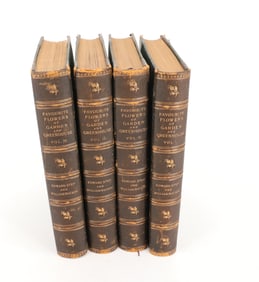 FAVOURITE FLOWERS OF GARDEN AND GREENHOUSE 4 VOLUMES