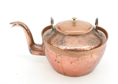 BENJAMIN SCHAUM, COPPER TEA KETTLE