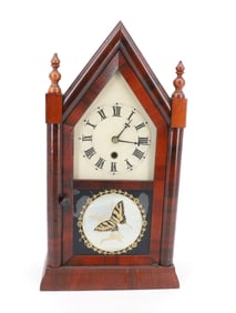 ANTIQUE STEEPLE CLOCK