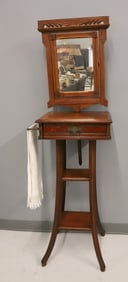 VICTORIAN SHAVING MIRROR / STAND