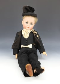 SIMON & HALBIG BISQUE BOY DOLL