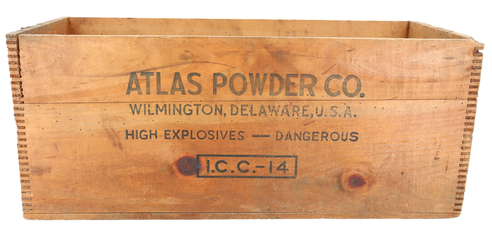 ATLAS POWDER ADVERTISING CRATE: ATLAS GELODYN NO. 3, 50 LBS. 23" L. PLEASE READ CAREFULLY - Terms for Purchasing and Shipping of Auction Items. Please read carefully before bidding. Hartzell’s Auction Gallery. Hartzell's Aucti