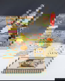 LOT OF VINTAGE SOAPS, CREAMS AND BOXES