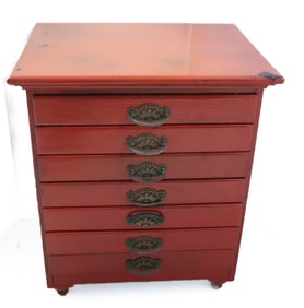 PAINTED WOODEN CABINET