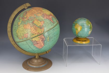 TERRESTRIAL GLOBE AND GLOBE BANK