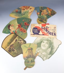 LOT OF ADVERTISING FANS