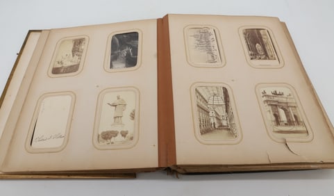 19TH C. FRENCH CDV PHOTOGRAPH ALBUM