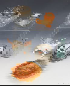 LOT OF VINTAGE GLASS / PORCELAIN