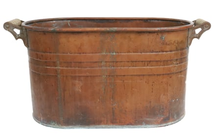 ANTIQUE COPPER BOILER