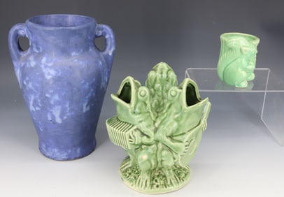 LOT OF POTTERY VASES