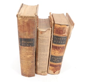 (3) ANTIQUE BOOKS