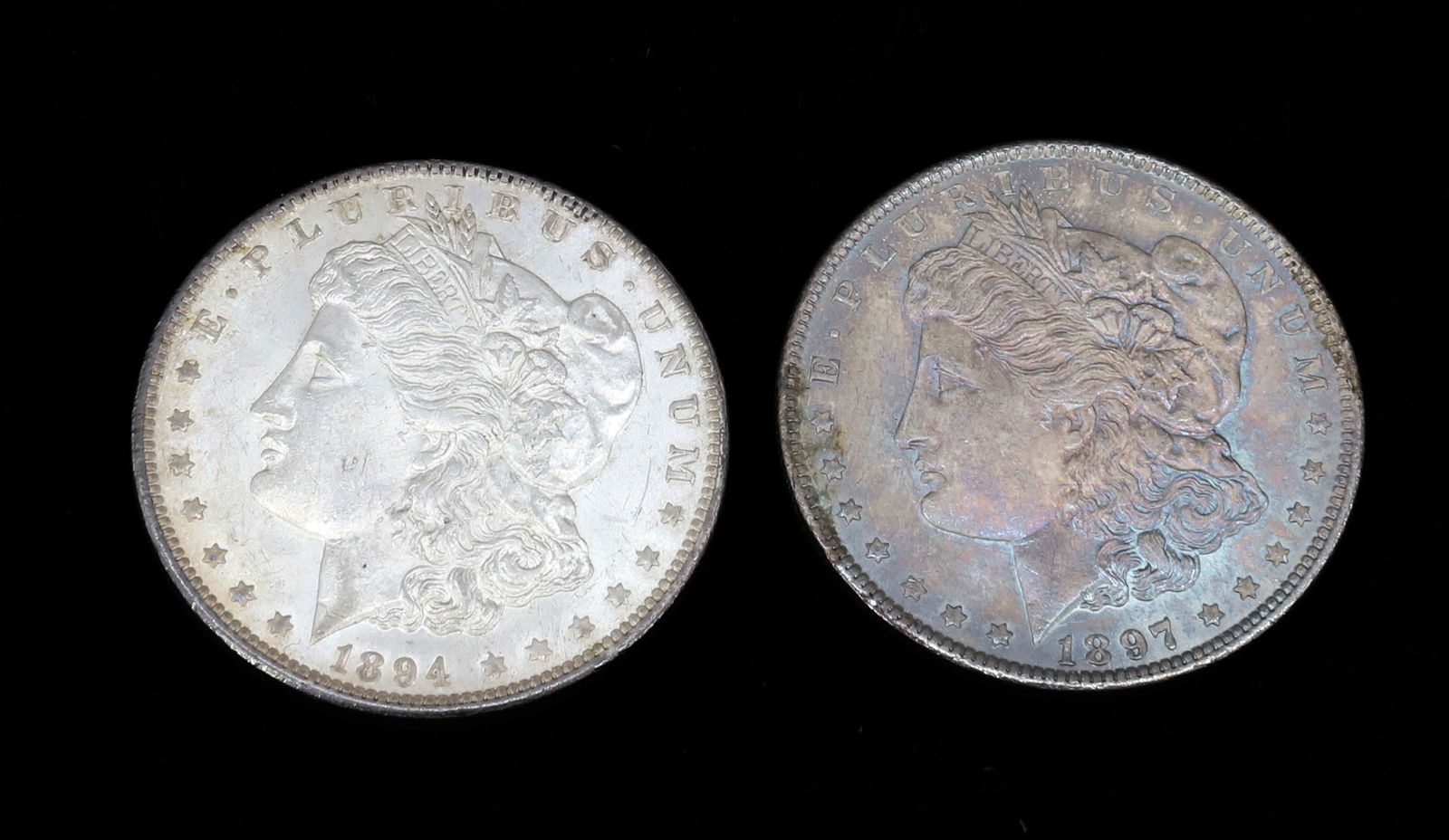 (2) MORGAN DOLLARS