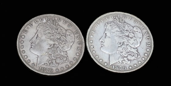 (2) MORGAN DOLLARS