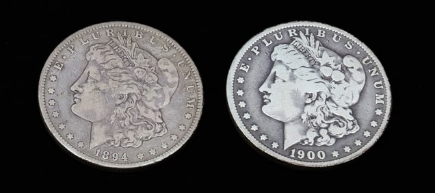 (2) MORGAN DOLLARS