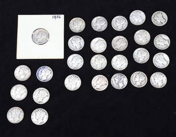 $2.70 FACE VALUE OF MERCURY DIMES
