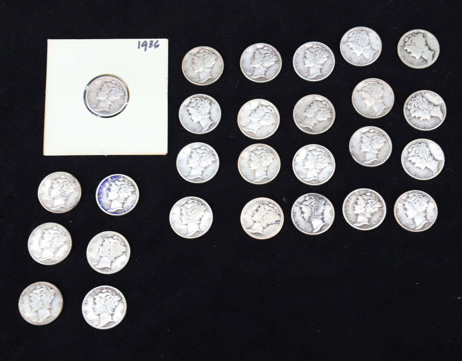 $2.70 FACE VALUE OF MERCURY DIMES (1 of 4)