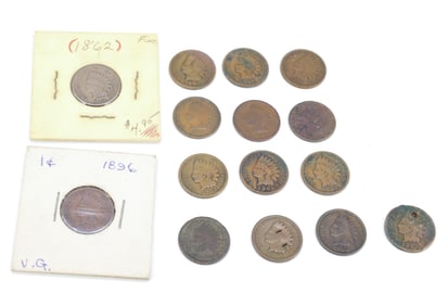 INDIAN HEAD CENT LOT