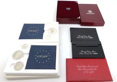 U.S. SILVER MINT AND PRESTIGE SET LOT