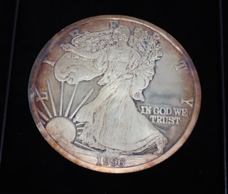 HALF POUND PURE SILVER GOLDEN EAGLE