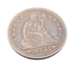 1853 SEATED LIBERTY QUARTER