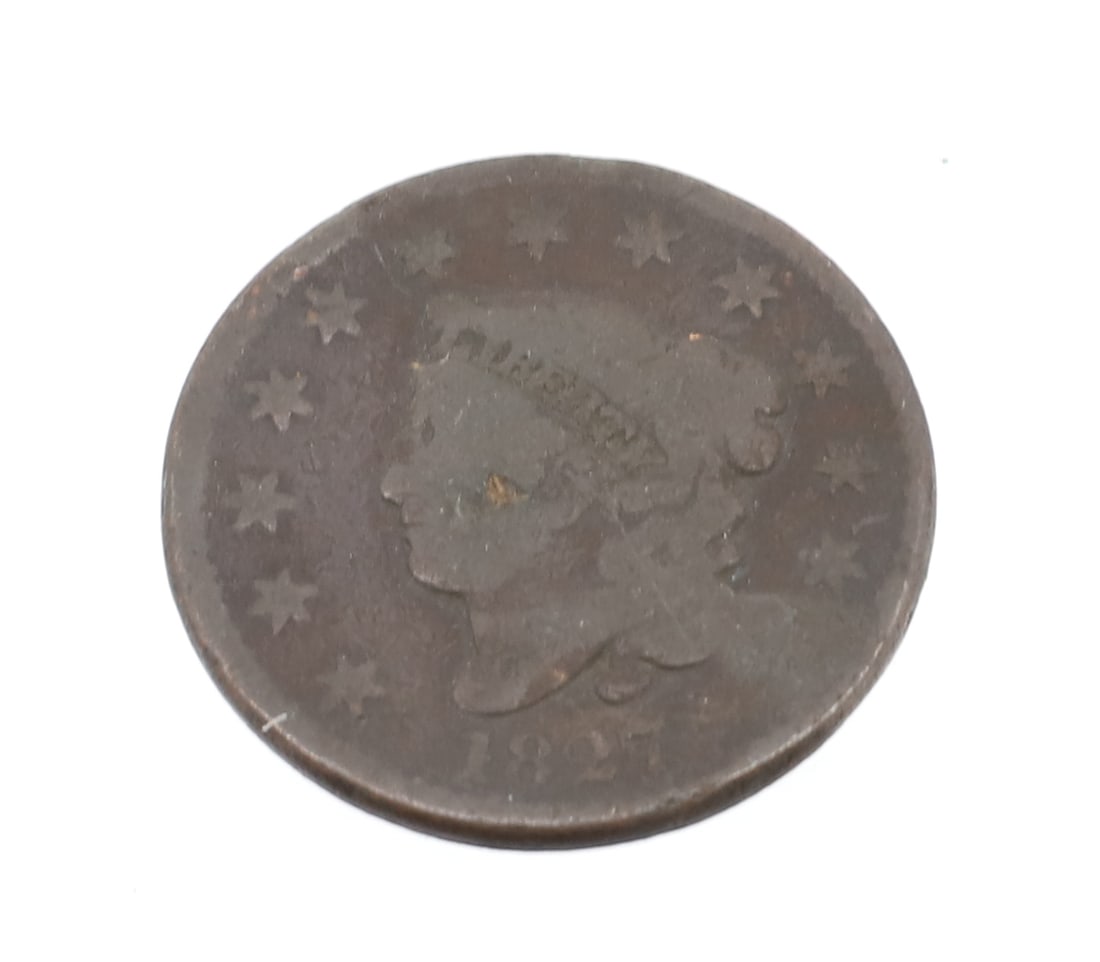 1827 LARGE CENT (1 of 2)