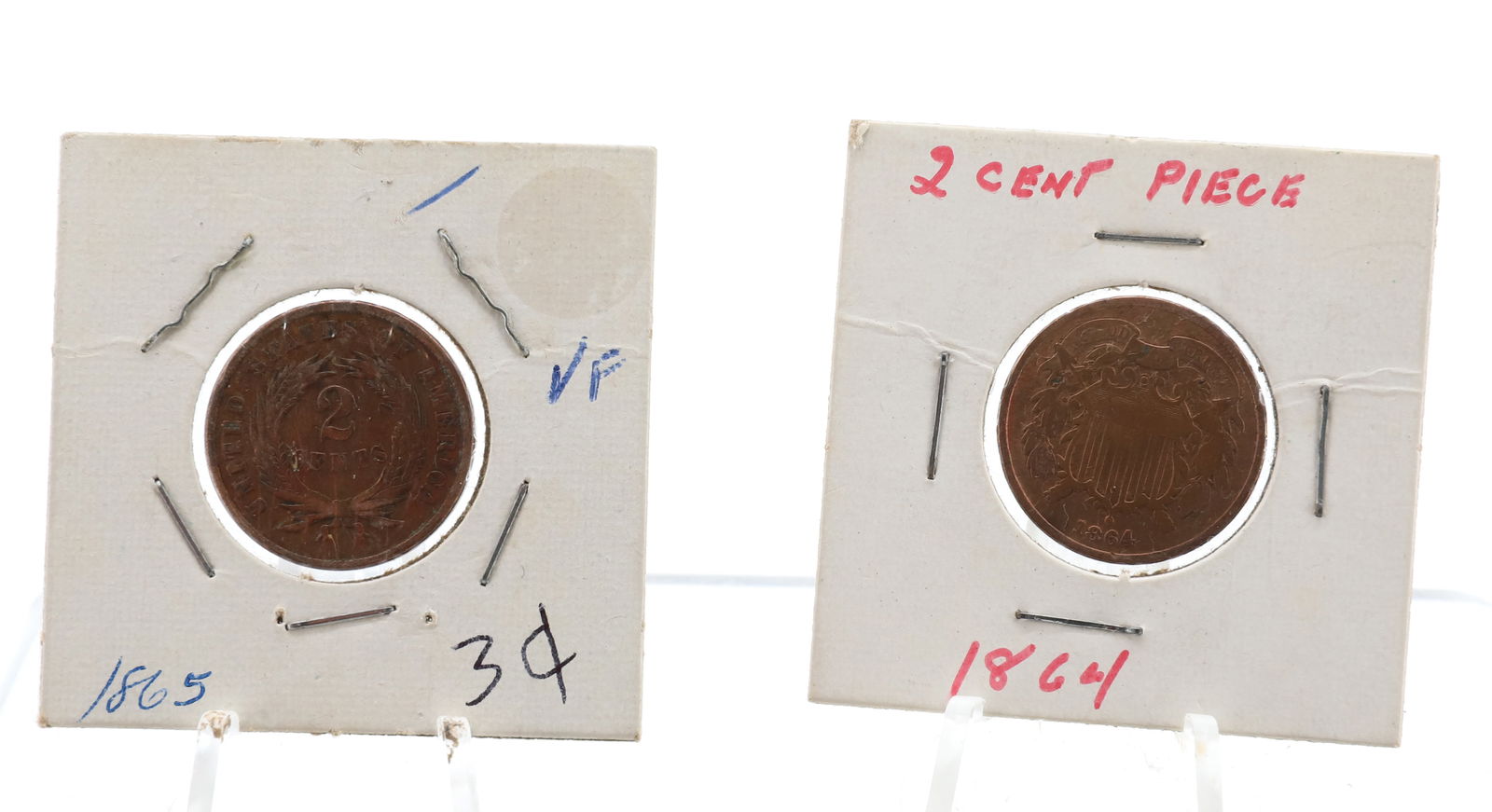 1864 AND 1865 TWO CENT PIECE (1 of 4)