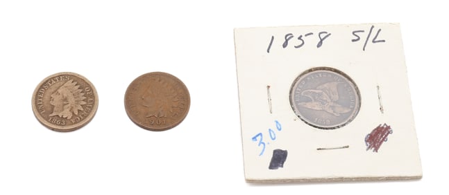 FINE EARLY U.S. CENT LOT