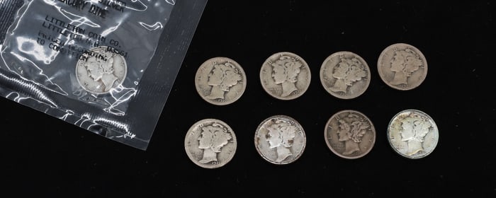 MORGAN SILVER DIME LOT