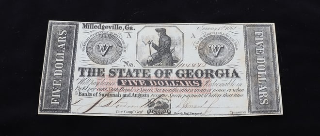 $5.00 THE STATE OF GEORGIA