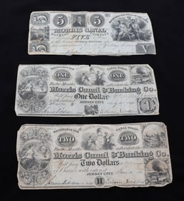 MORRIS CANAL BANK NOTES