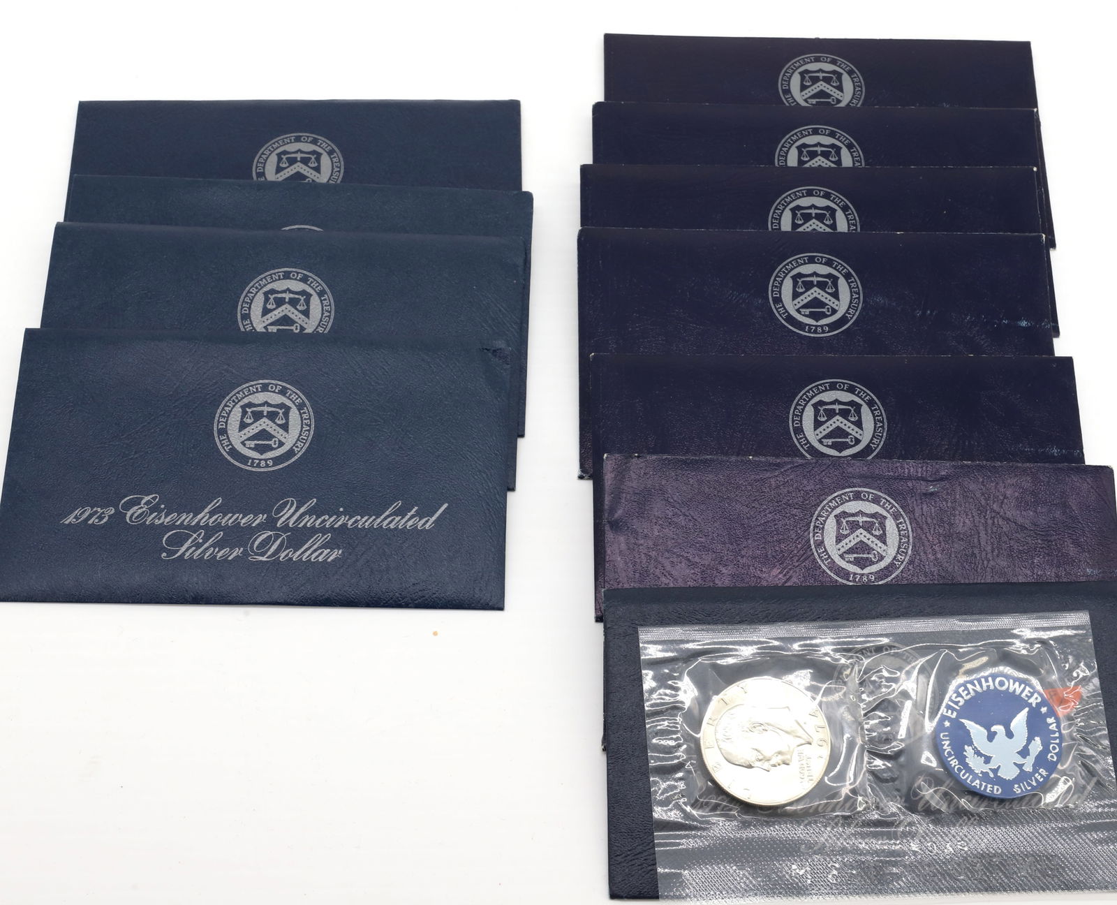 (11) EISENHOWER SILVER DOLLARS (1 of 2)