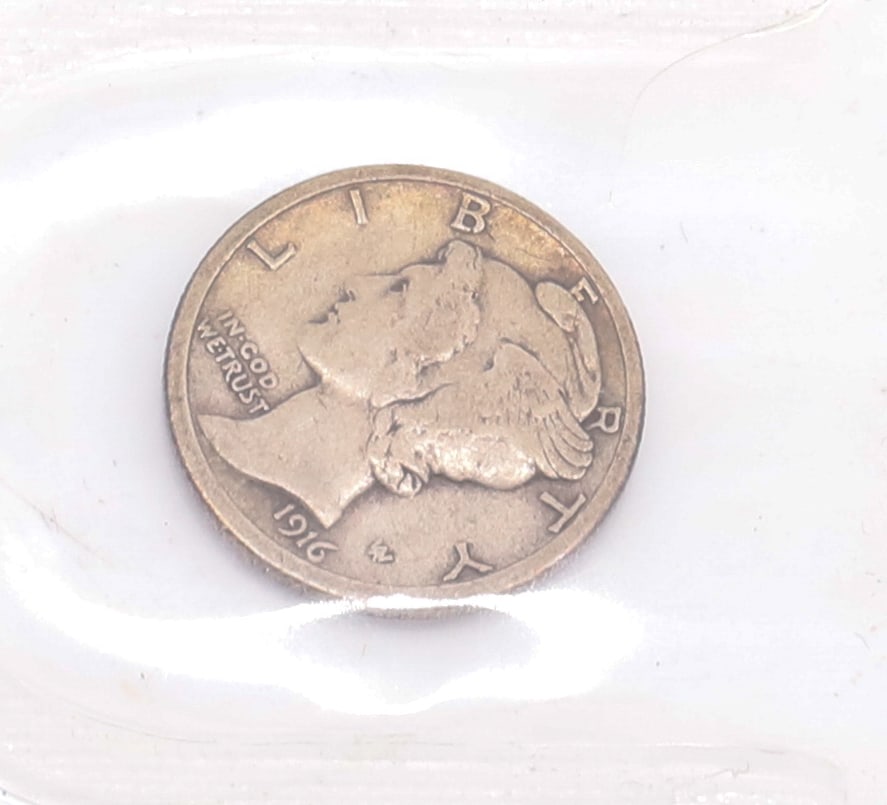 1916 D MERCURY DIME (1 of 2)