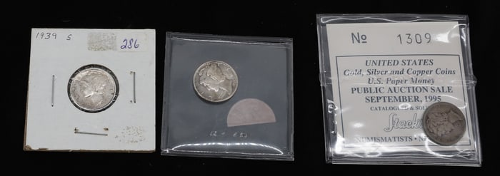 (3) MERCURY DIMES