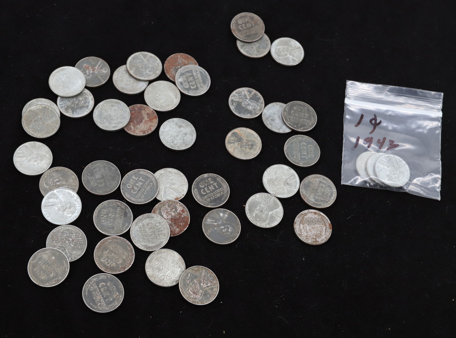(45) EARLY STEEL CENTS (1 of 4)
