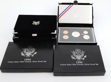 (2) U.S. MINT PREMIER SILVER PROOF SETS