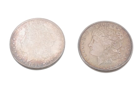 (2) MORGAN DOLLARS