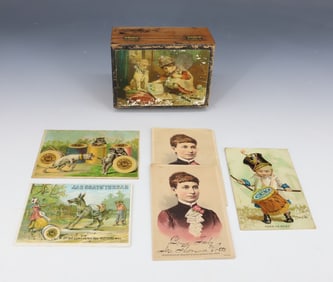 LOT OF TRADE CARDS / ADVERTISING