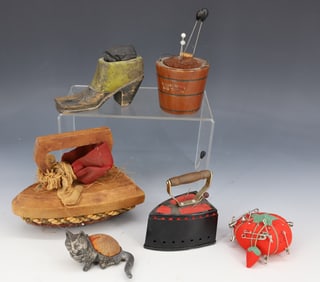 LOT OF ANTIQUE PIN CUSHIONS