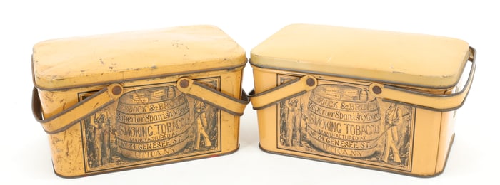 (2) WARNICK & BROWN TOBACCO TINS