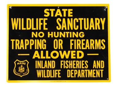 TIN "WILDLIFE SANCTUARY" MAINE