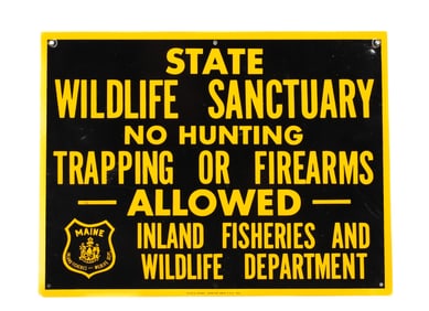 TIN "WILDLIFE SANCTUARY" MAINE