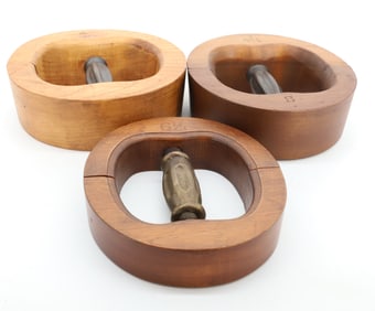 (3) METAL / WOOD HAT STRETCHERS