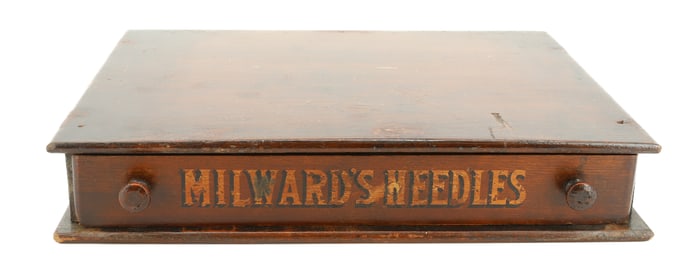 MILWARD'S NEEDLES ADVERTISING CASE